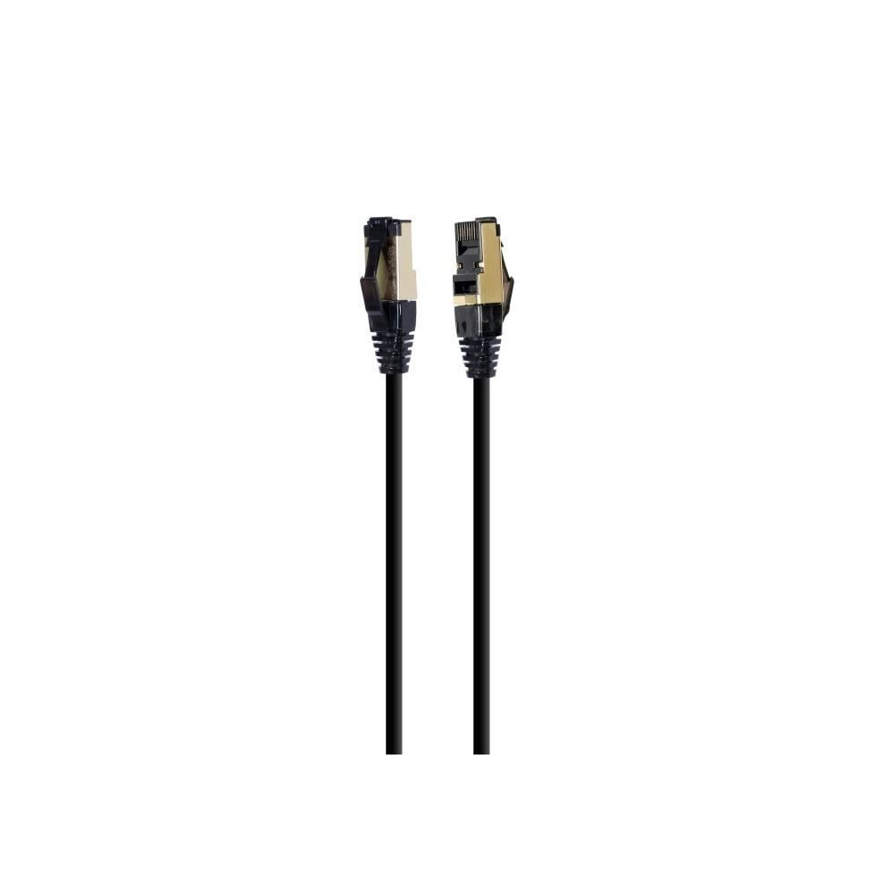 Cablexpert - Patchkabel - RJ-45 (han) til RJ-45 (han) - 10 m - S/FTP - CAT 8 - halogenfri, formet, knastfri - sort - Image 5