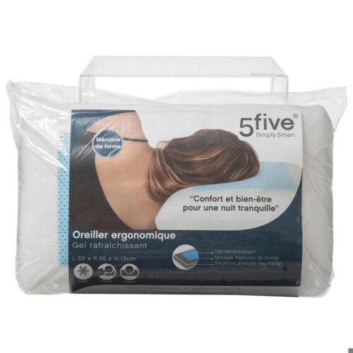 5five - cuscino in memory foam gel 50x30cm 2