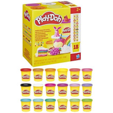 Play-Doh Pack of 18 pots of imagination, creative activities with modeling clay for children, from 2 years old