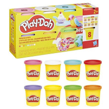 Play-Doh, 8 Töpfe Knete, Klassisch ab 3 Jahren, Zufälliges Modell