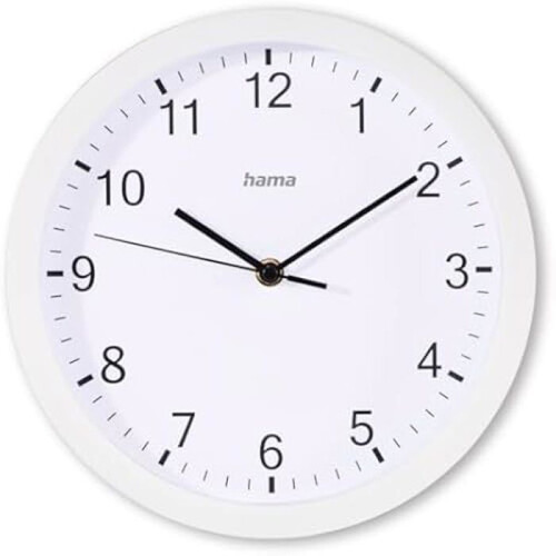 Hama Wandklok - HAMA - Elba - Stil - Ø 25 cm - Hedendaags Ontwerp