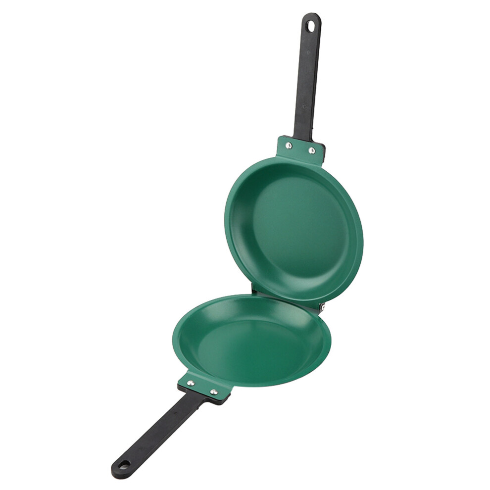 Double Side Titanium Steel Coating Flip Frying Pan
