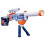 Nerf Nerf Loadout Arctic Zerostriker, blaster avec 4 accessoires interchangeables, 24 fléchettes Nerf N1, chargeur interne 6 fléchettes, 6