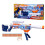 Nerf Nerf Loadout Arctic Zerostriker, blaster avec 4 accessoires interchangeables, 24 fléchettes Nerf N1, chargeur interne 6 fléchettes, 1