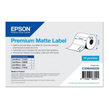 Labels - Epson - Premium - 76 x 127 mm - Matt - 265 labels per roll