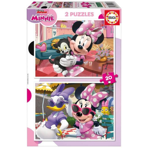 Puzzle 2 x 20 pezzi: Disney: Minnie