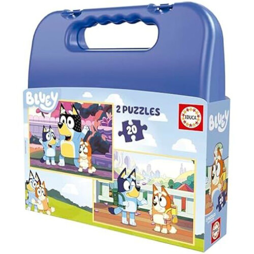 Educa - Bluey Puzzle | Set of 2 Bluey Children's Puzzles with 20 pieces ...
