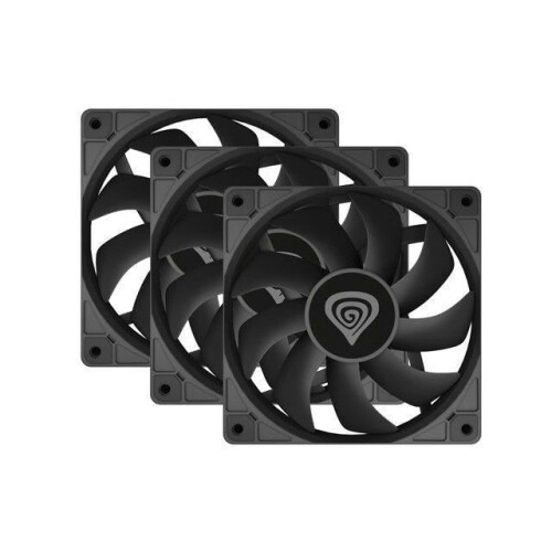 Ventilateur - Genesis - Oxal 120 - 3 pièces - Blanc - Performance silencieuse 2