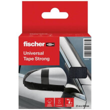 Fischer GOW 560903 Cloth adhesive tape Black (L x W) 25 m x 48 mm 1 pc(s)