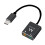 Câble de áudio USB - Ewent - EC1645 - 3,5 mm - Comprimento 0,15 m - Entrada jack para microfone 1