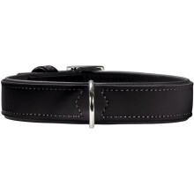 Collare per cane - Hunter - Softie - Similpelle - Nero - Taglia 55