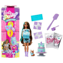 BARBIE-Party unboxter blauer Hund - JFG72