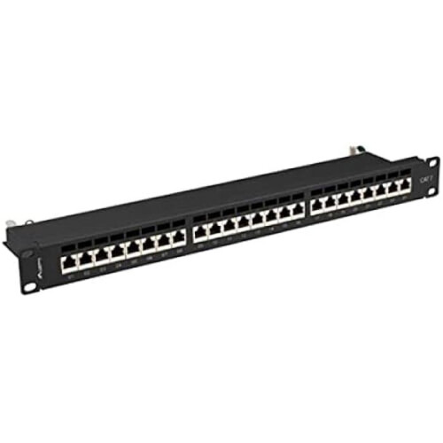 LANBERG PPS7-1024-B PATCH PANEL 24 PORTOS 1U CAT.7 FTP NEGRO