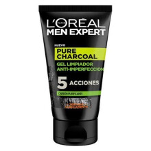 Gel de limpeza facial - L'Oreal - Carvão Ativo - 100 ml - Pele mista - Pele oleosa