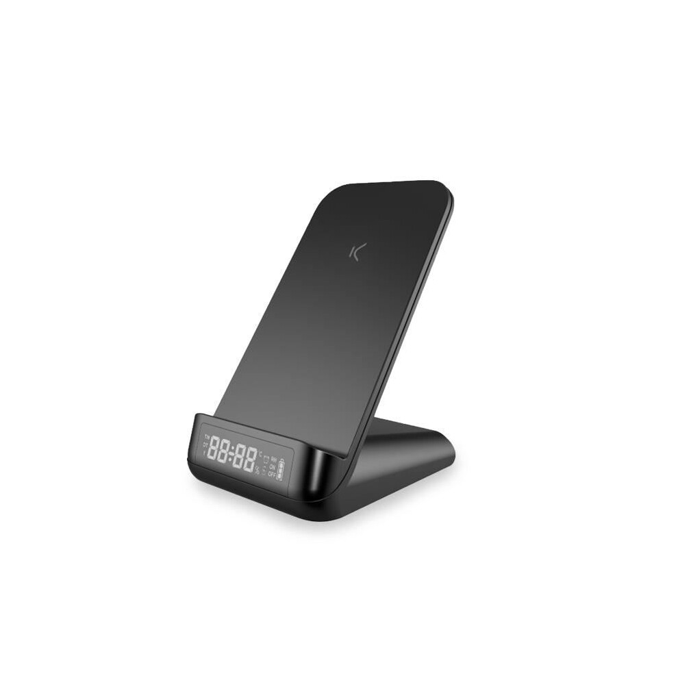 Caricatore Wireless - Ksix - Qc 15W - Compatibile Con Tutti Gli Smartphone - Design Minimalista - Ventilatore Integrato