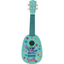 Ukulele Stitch, Ca. 53 cm, Holz, 6 Nylon-Saiten, Anleitung enthalten, Lexibook