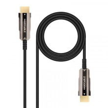 Cable HDMI V2.0 AOC - NATEC - nanofil 15.10.2015 - 15m - 4K 60Hz - HDR - Negro