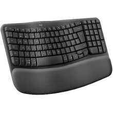 Teclado Ergonómico - LOGITECH - Wave Keys - Grafite - Espanhol QWERTY - Sem Fios