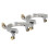 1Pair Stainless Steel West Style American Type 8