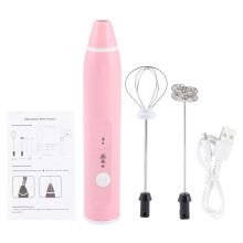 Rechargeable Milk Frother Electric Coffee Mixer