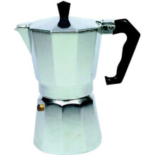 MONIX Caffettiera Italiana 9 tazze a pressione 3935008 grigio