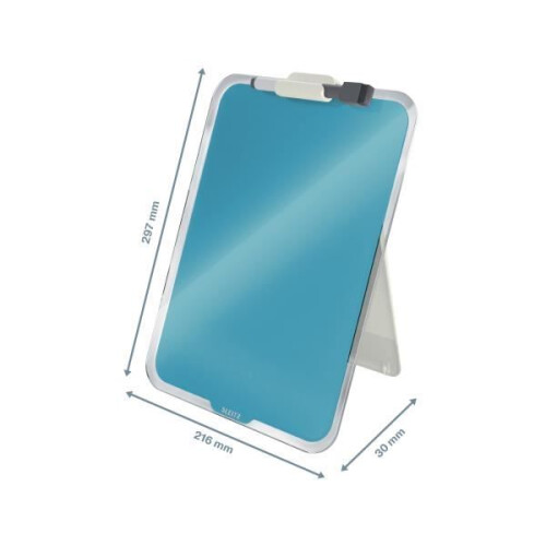 Table easel - LEITZ - Cosy - Blue - Compact A4 format - Ultra-erasable surface 1