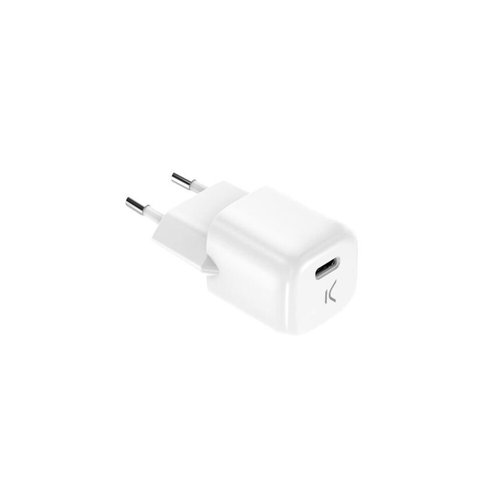 Adattatore Di Rete - Ksix - Caricatore Mini - USB-C - Ricarica Rapida - 20W