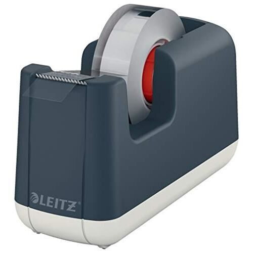 LEITZ TAPE DISPENSER, ROBUST BASE, COZY, GRAY, 53670089
