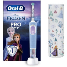 Oral-B VITALITY Pro Kids elektrische Zahnbürste Die Eiskönigin + Etui