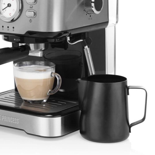 Princess Espressomaschine mit Milchaufschäumung 20Bar 2