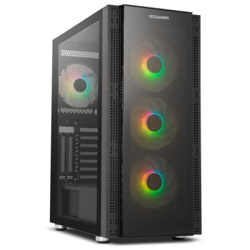 Case ATX semi-torre NOX Hummer Horus ARGB Nero E-ATX