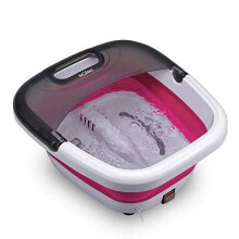 Aspirador de escoba - SOLAC - ME7756 - Blanco y Fucsia - Aparato de Masaje Plantar - Adulto