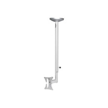 Suporte de teto NEWSTAR para tela de plasma / LCD FPMA-C050SILVER - Inclinar e girar) - Prata - Tela: 10"-30"