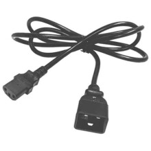 Cable de extensión - Salicru - C13-C20 - 1,8 m - 10 A - Negro