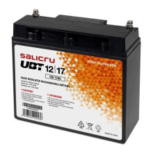 SALICRU BATTERIE UBT 12V/17Ah AMG-Technologie Niedrige Selbstentladung 225 A (5s) 5 Jahre Garantie 013BS000004