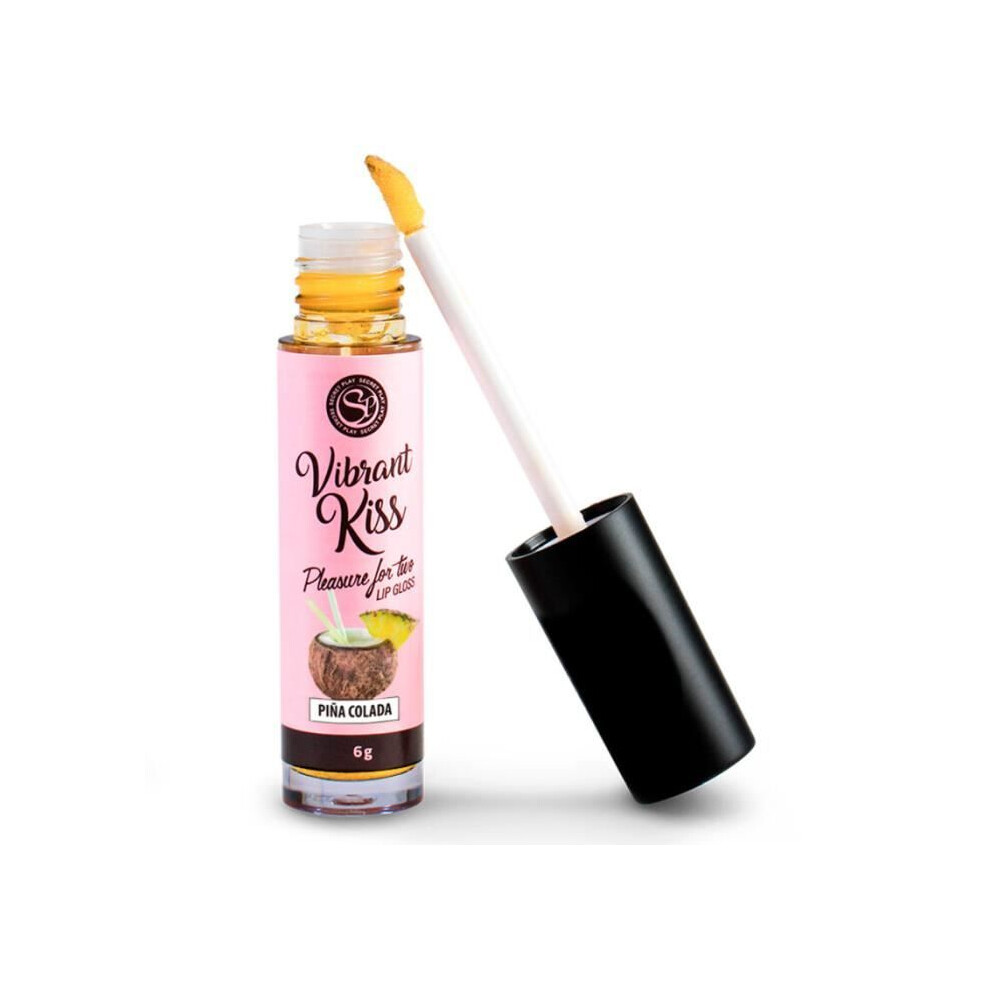 Secret Play Gloss - Secretplay - Vibrant Kiss - Piã±A Colada Flavor - 6 Gr - 100% Edible