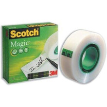 Tape - Scotch - Magic - 25 mm x 66 m - Invisible - Low noise - Customizable inscription