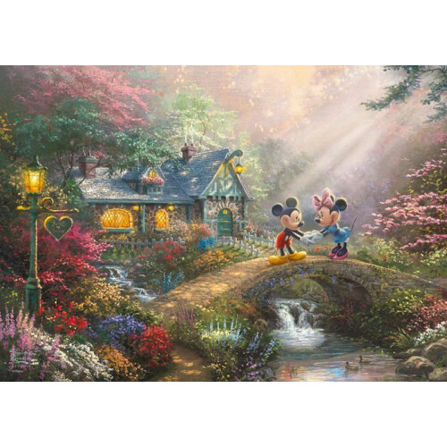 Puzzle - SCHMIDT SPIELE - Disney, Mickey e Minnie - 500 pezzi 2
