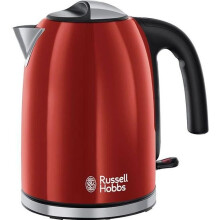 Waterkoker - RUSSELL HOBBS - Colours Plus - 2400 W - 1,7 L - 360 Basis - Vuurrood