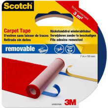 Ruban adhésif détachable - Scotch - 50 mm x 7 m - Noir - Mixte - Tapis