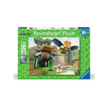 Ravensburger - Minecraft - XXL Animal Adventures Puzzle for Kids (200 pieces) - Jigsaw Puzzle