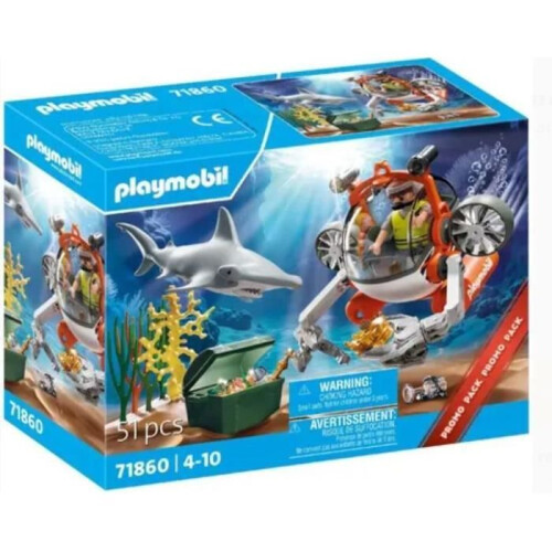 PLAYMOBIL Playmobil Schatzoeken met Onderzeeër