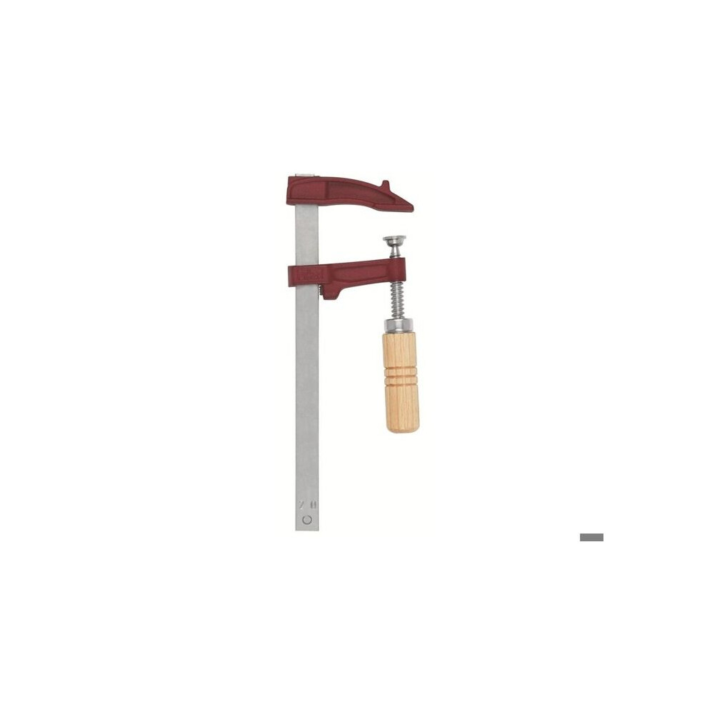 Piher Rot Schraubstock + Zwinge, Klemmen Mm 15 Cm, Maultiefe 7 Cm, Max. 4000 N, Holzgriff (150 Mm) - Bild 3