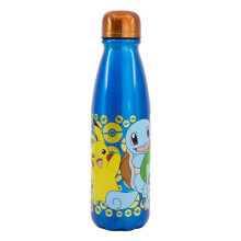 Water Bottle - Pokémon - 600ml - Aluminum - Blue - Child