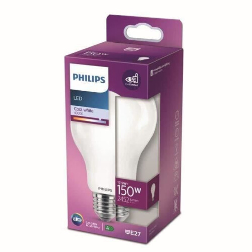 Philips Non-dimmable PHILIPS LED bulb - E27 - 150W - Cold White 1