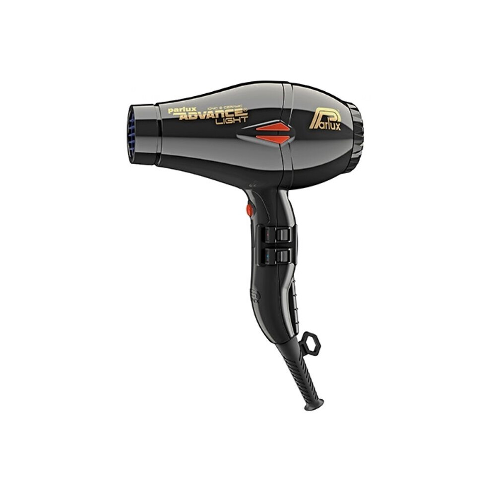 Parlux Black Hair Dryer - Advance - Air Flow 83 M3/H - 2200 W