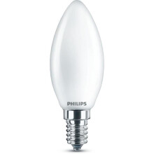 PHILIPS LED Classic 40W Flamme E14 Warmweiß Matt Undimmerbar