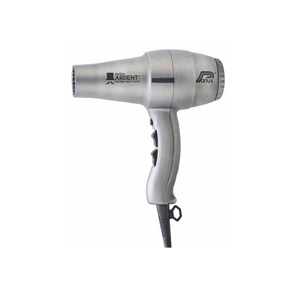 Parlux Gray Ardent Barber Tech Ionic Hair Dryer - Air Flow 61 M3/H - 1800 W