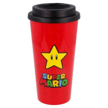 Kaffeekanne - Super Mario - Doppelte Wand - 520 ML - Glas - Rot