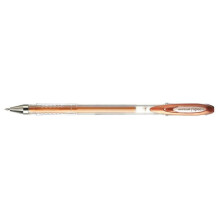 Roller encre gel - UNIBALL - Signo UM120NM - Pointe Moyenne 0,7mm - Couleur Bronze - Encre Super INK